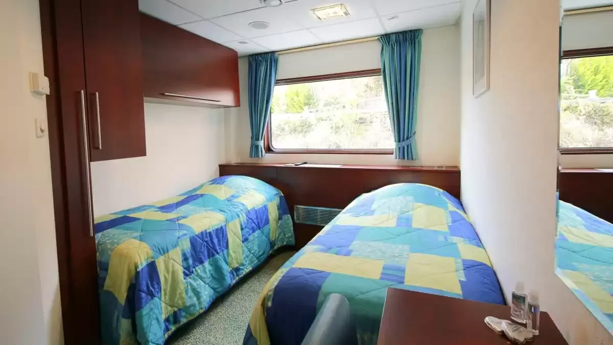 Une cabine à bord du La Boheme