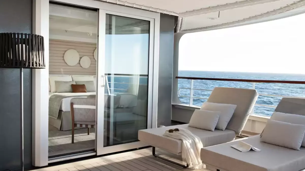 Une cabine à bord du Le Bougainville