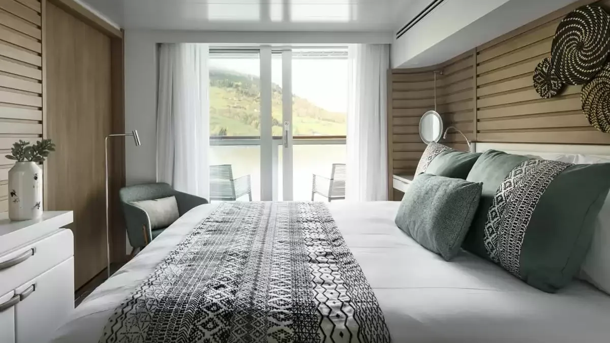 Une cabine à bord du Le Champlain