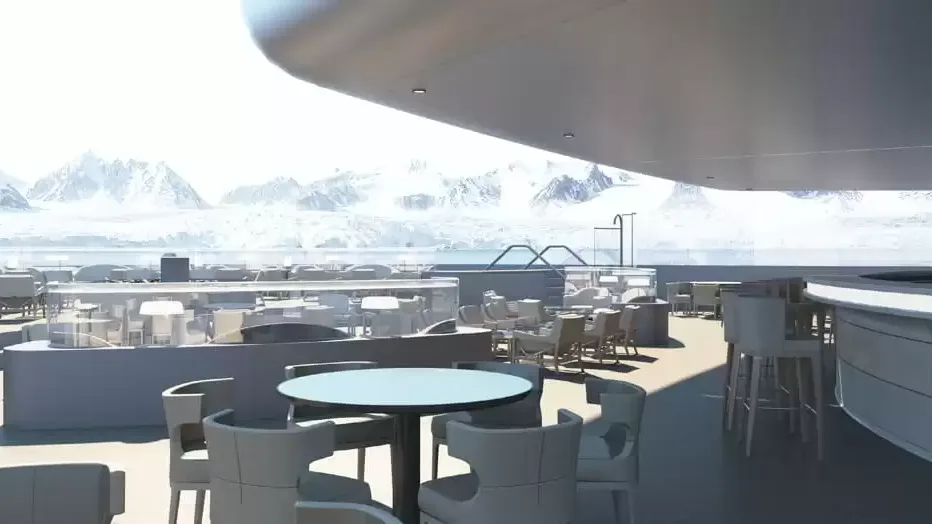 Espaces et activités à bord du Le Commandant Charcot