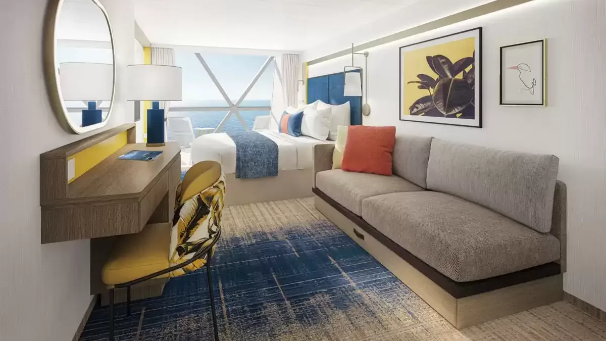 Une cabine à bord du Legend Of The Seas