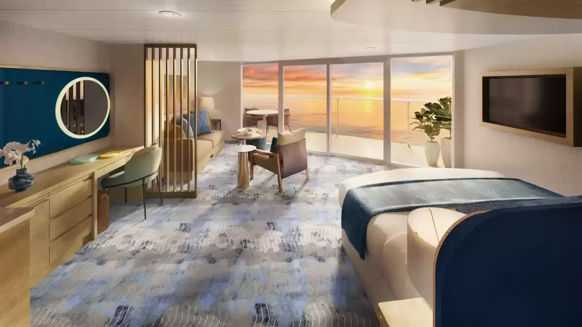 Une cabine à bord du Legend Of The Seas