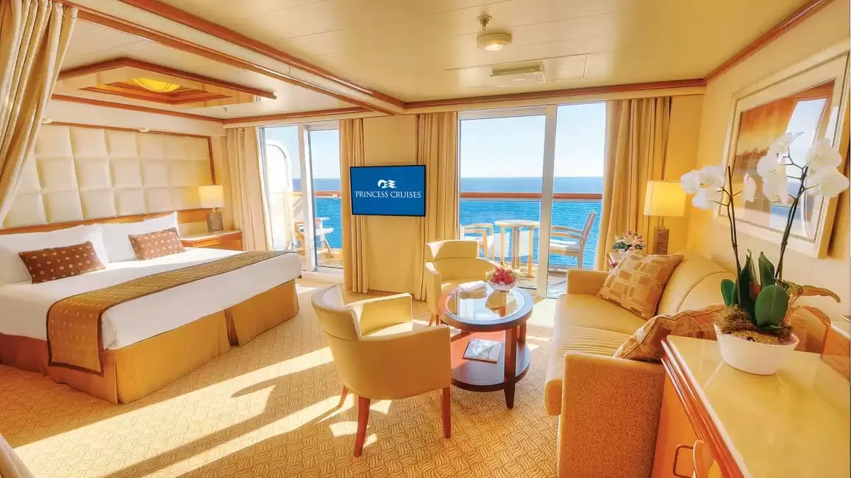 Une cabine à bord du Majestic Princess