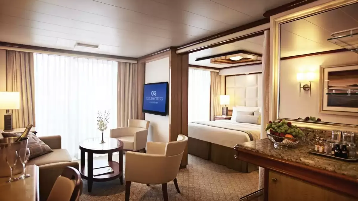 Une cabine à bord du Majestic Princess