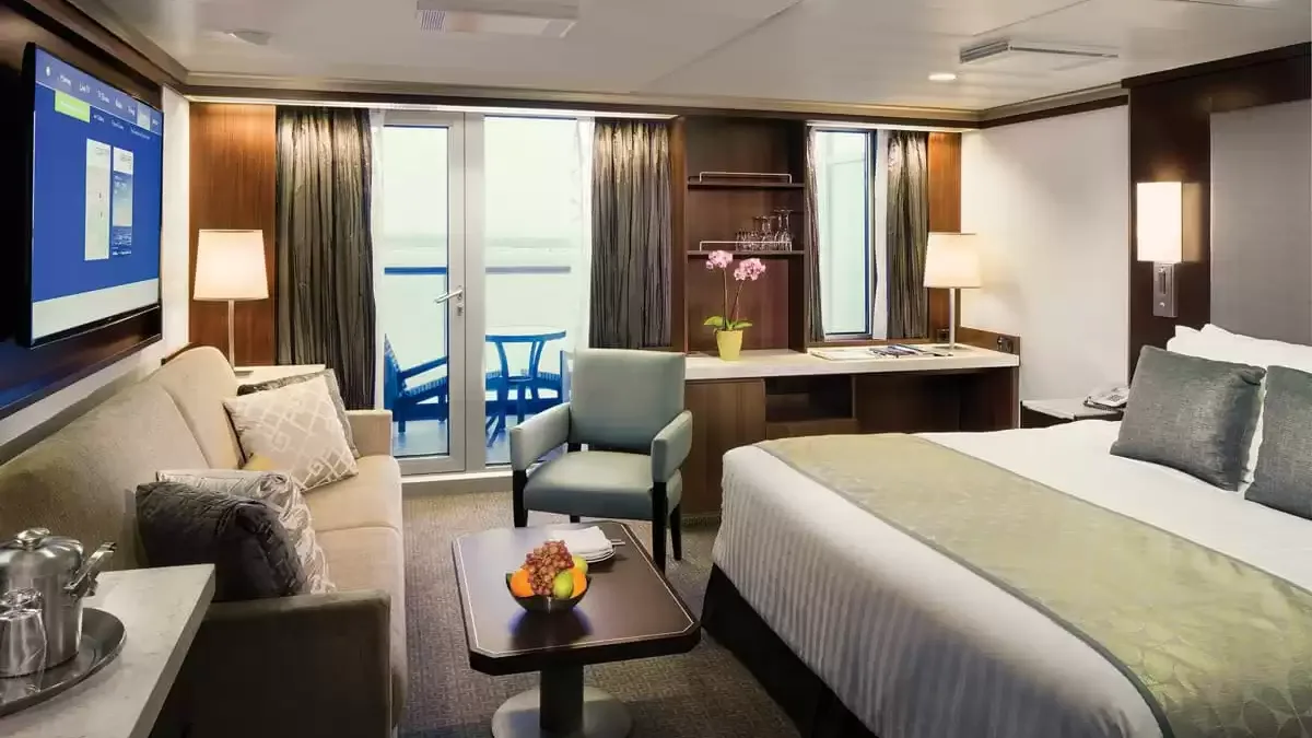 Une cabine à bord du MS Eurodam