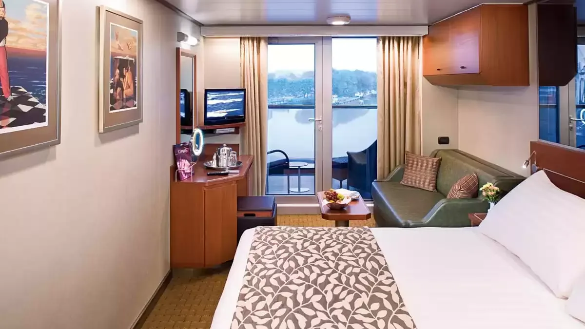Une cabine à bord du MS Eurodam