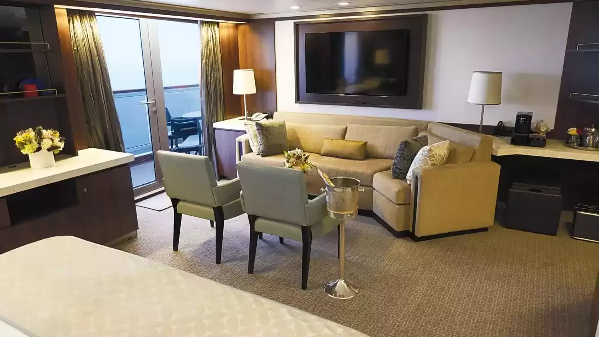 Une cabine à bord du MS Eurodam