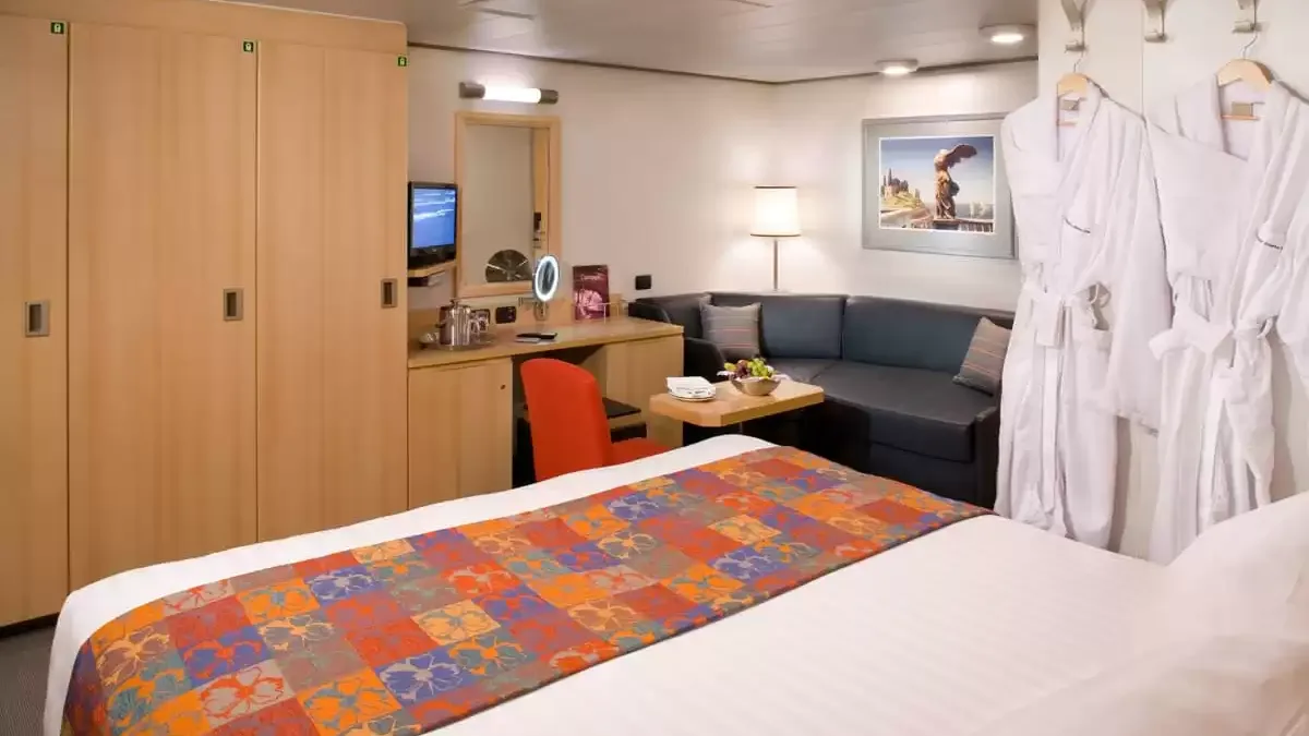 Une cabine à bord du MS Eurodam