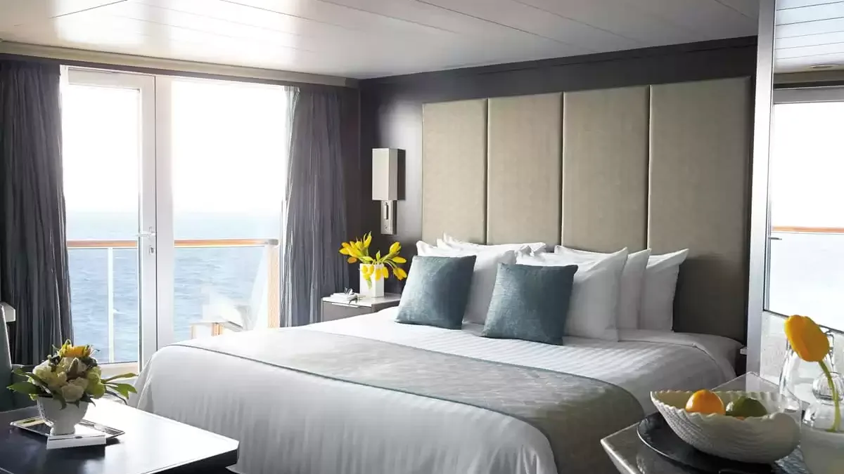 Une cabine à bord du MS Eurodam