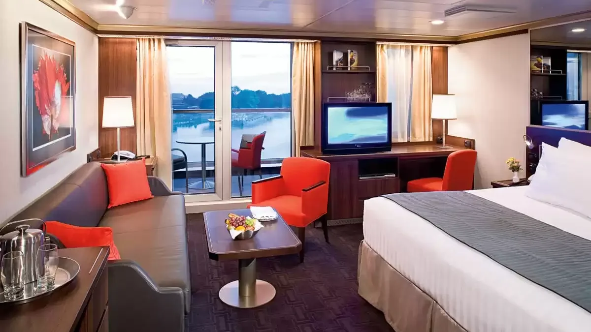 Une cabine à bord du MS Eurodam