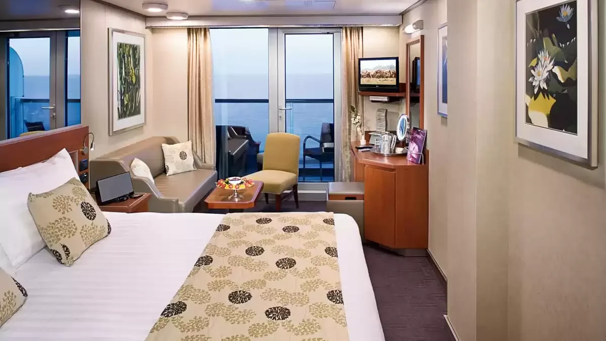 Une cabine à bord du MS Eurodam