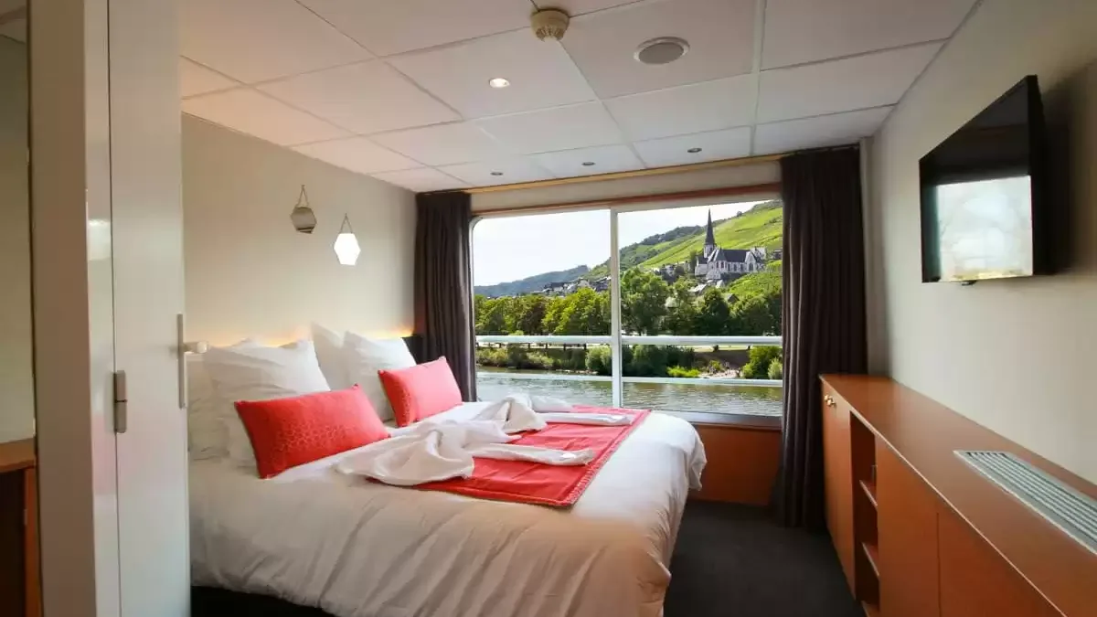 Une cabine à bord du MS Europe