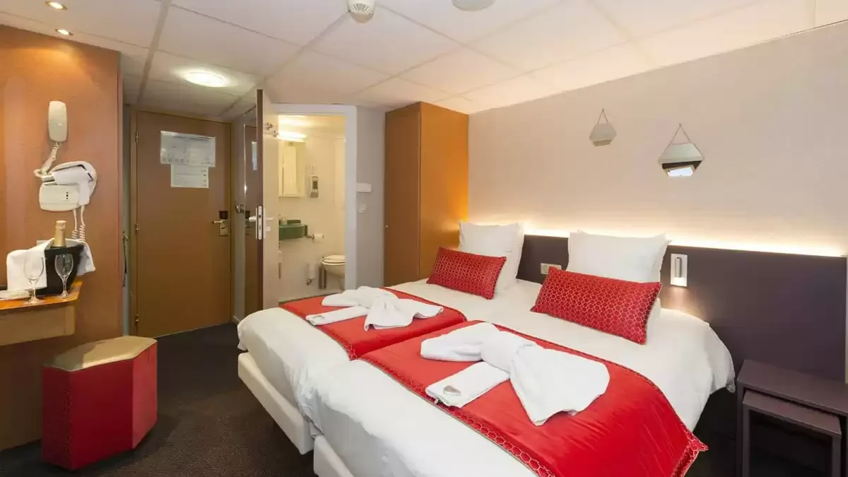 Une cabine à bord du MS Europe