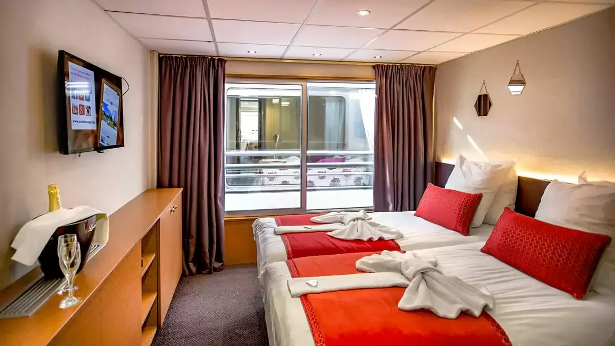 Une cabine à bord du MS Europe