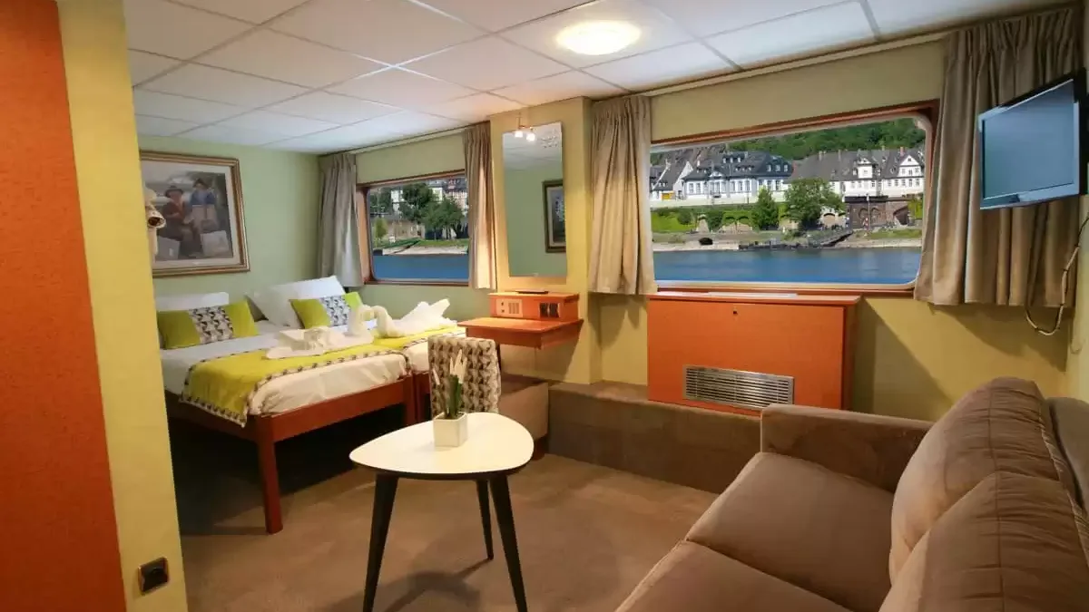 Une cabine à bord du MS France