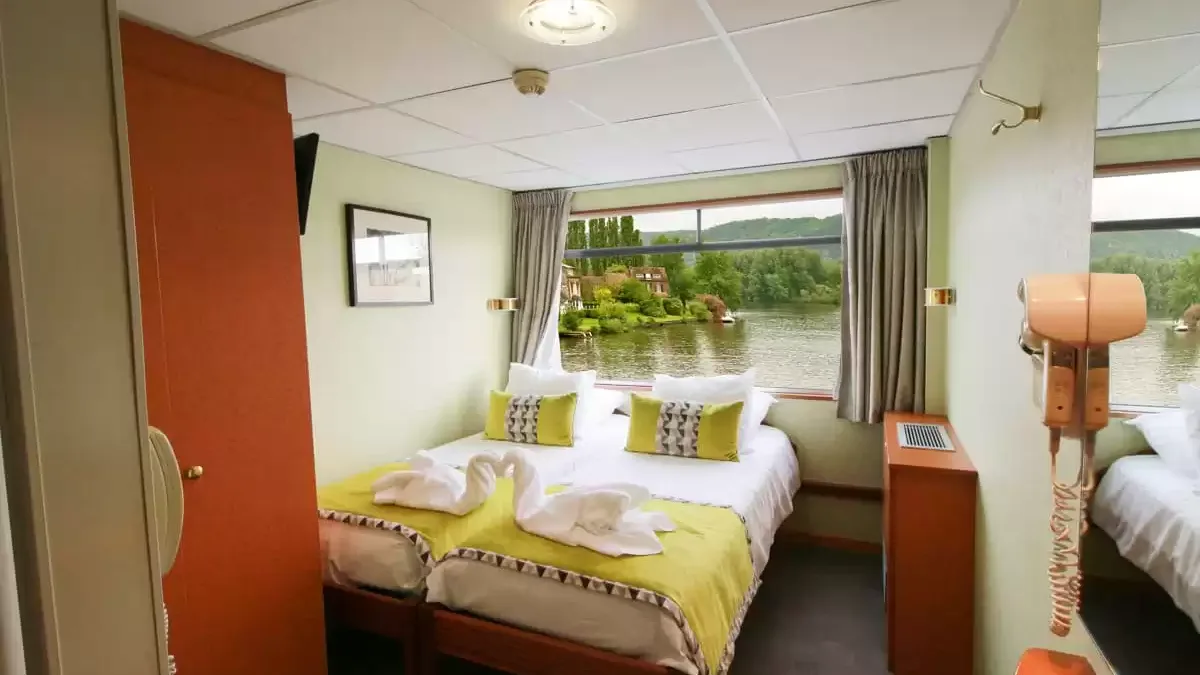 Une cabine à bord du MS France