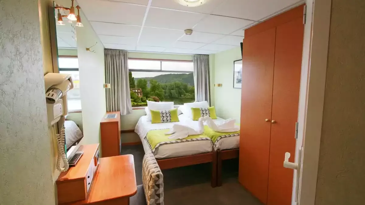 Une cabine à bord du MS France