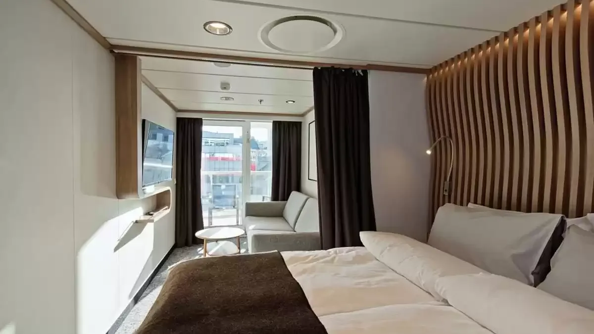 Une cabine à bord du MS Fridtjof Nansen