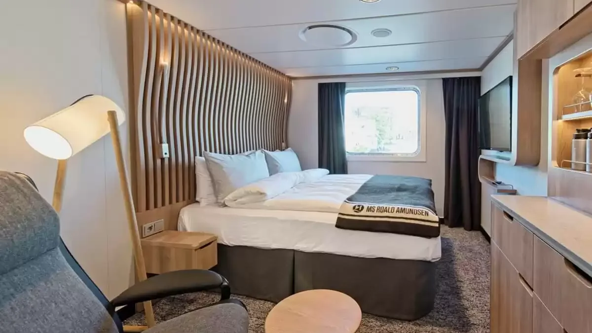 Une cabine à bord du MS Fridtjof Nansen