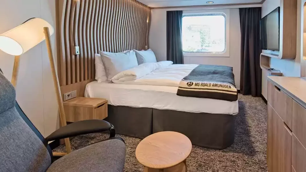 Une cabine à bord du MS Fridtjof Nansen
