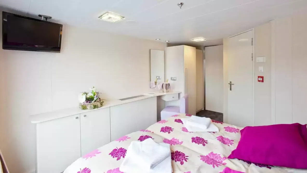 Une cabine à bord du MS Gerard Schmitter