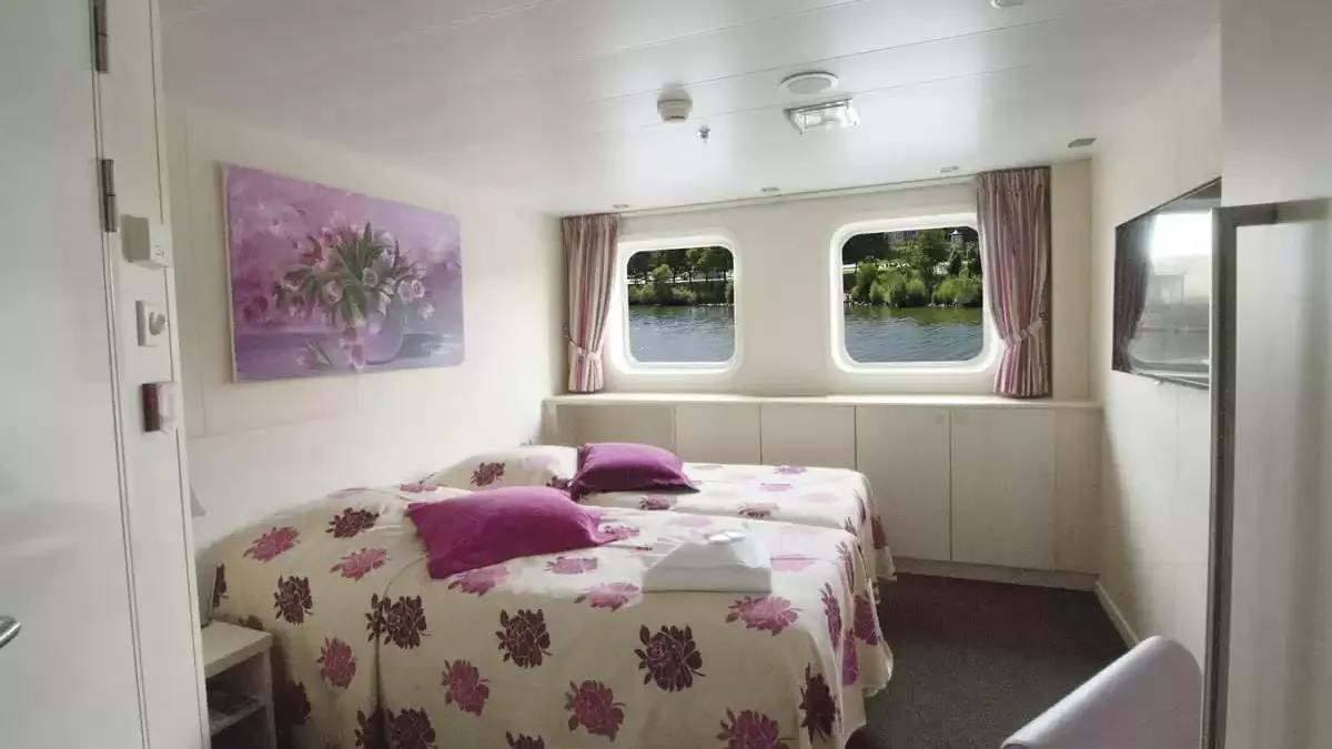 Une cabine à bord du MS Gerard Schmitter