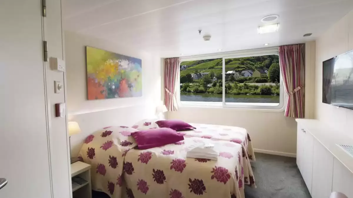 Une cabine à bord du MS Gerard Schmitter