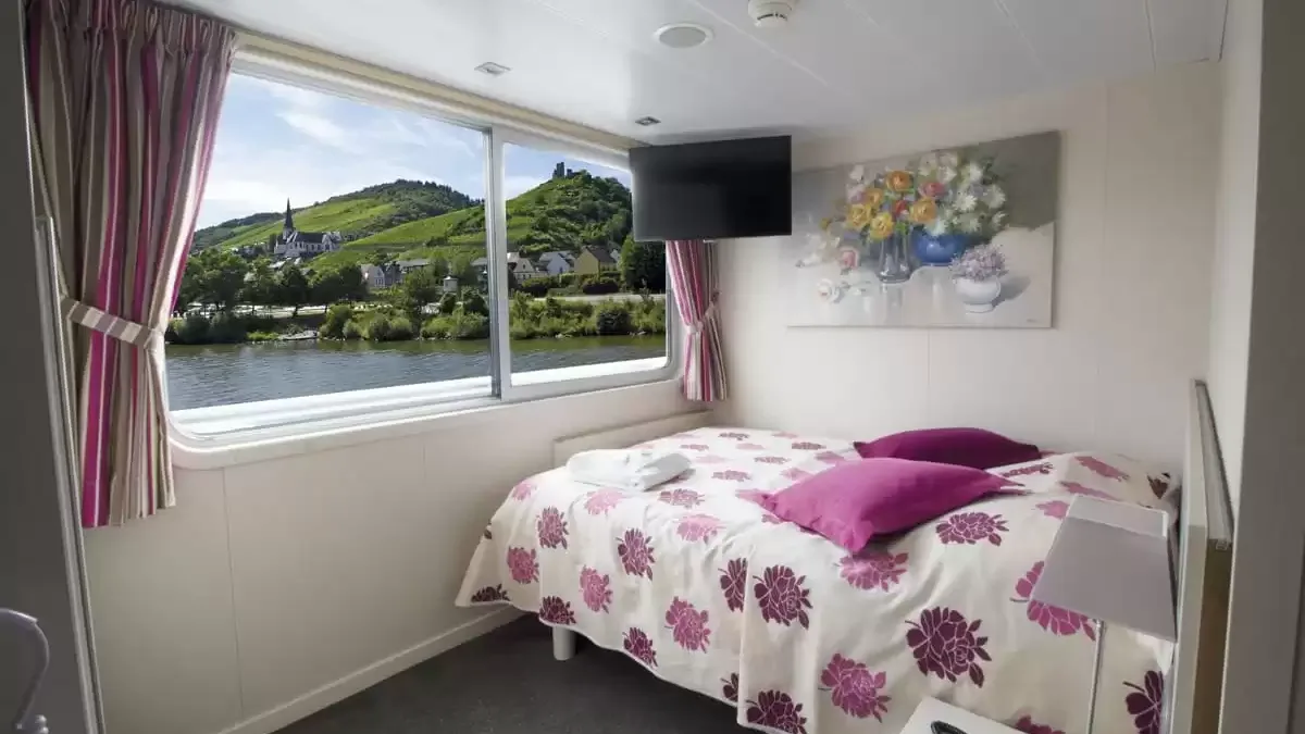 Une cabine à bord du MS Gerard Schmitter