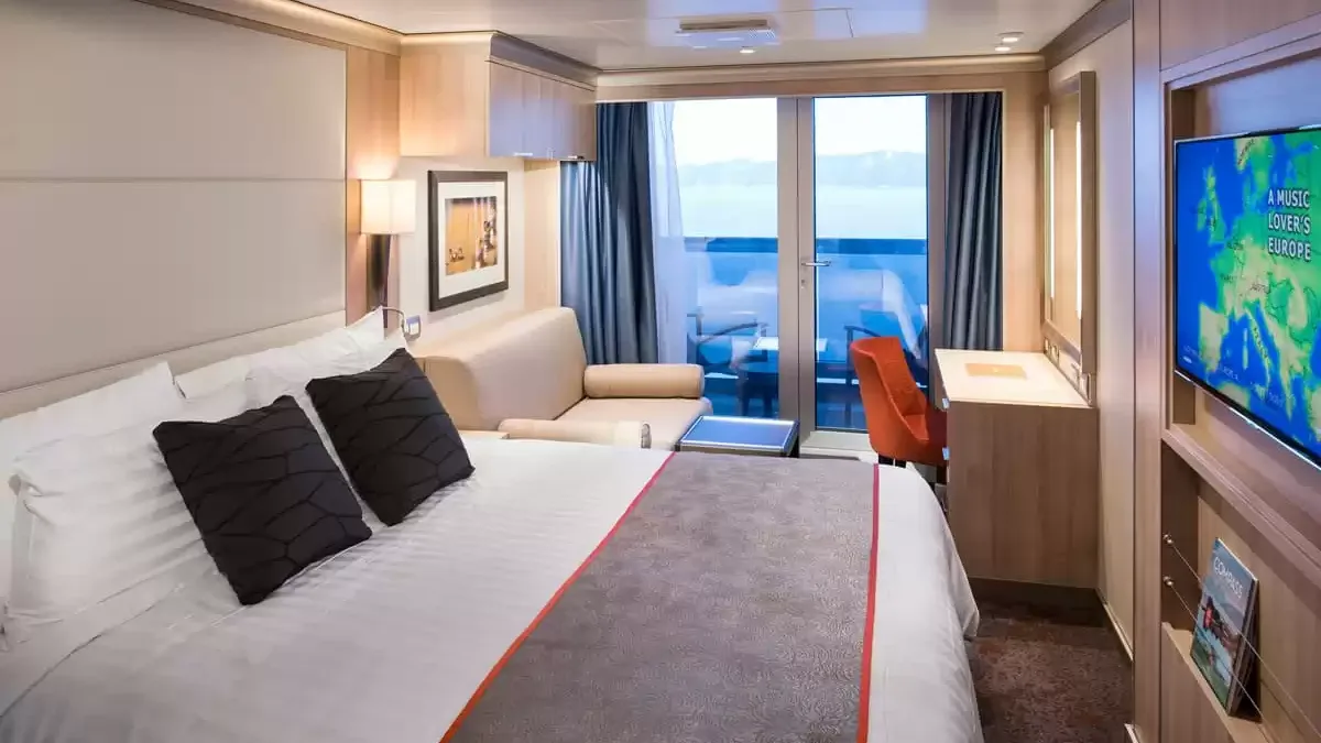 Une cabine à bord du MS Koningsdam