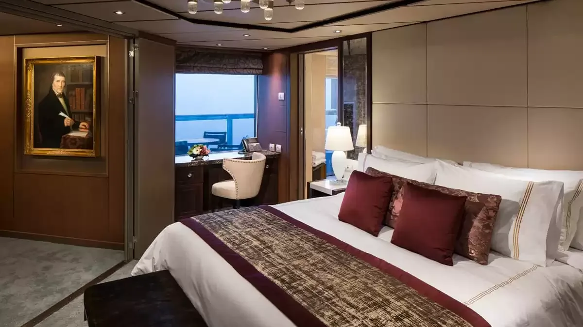 Une cabine à bord du MS Koningsdam