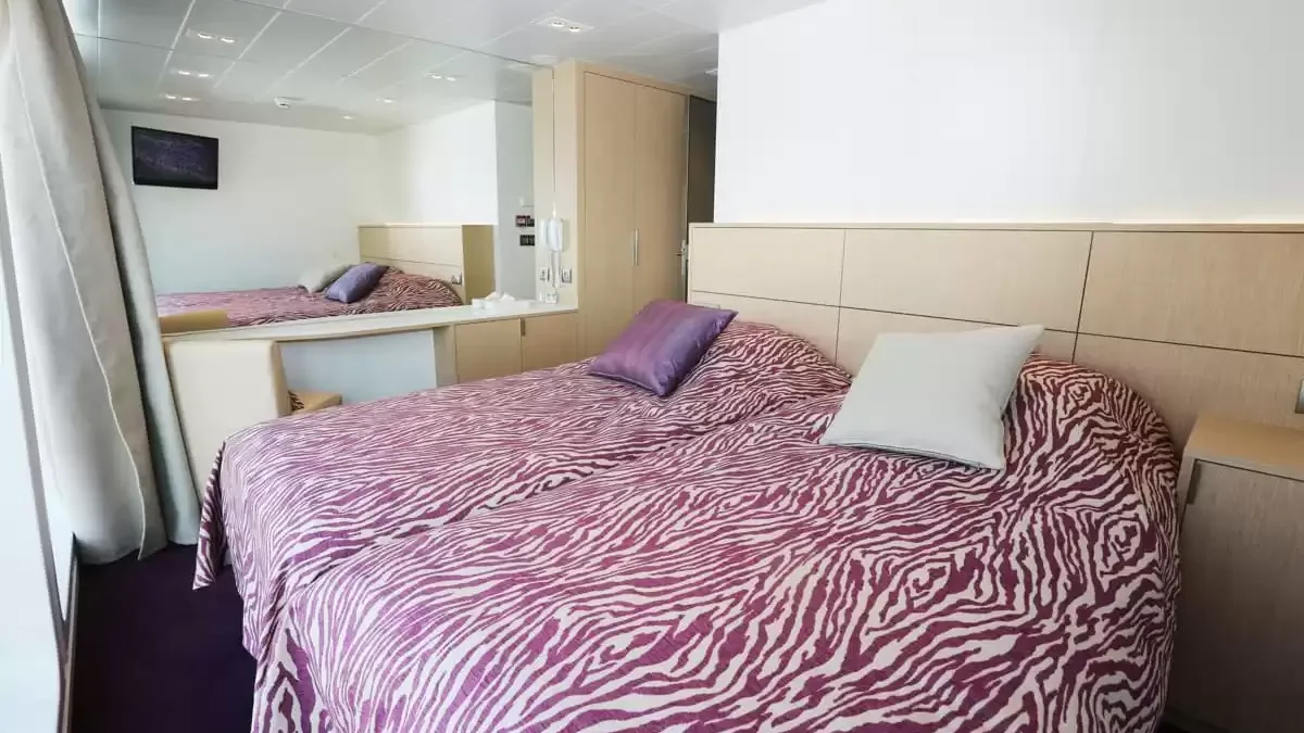 Une cabine à bord du MS Lafayette