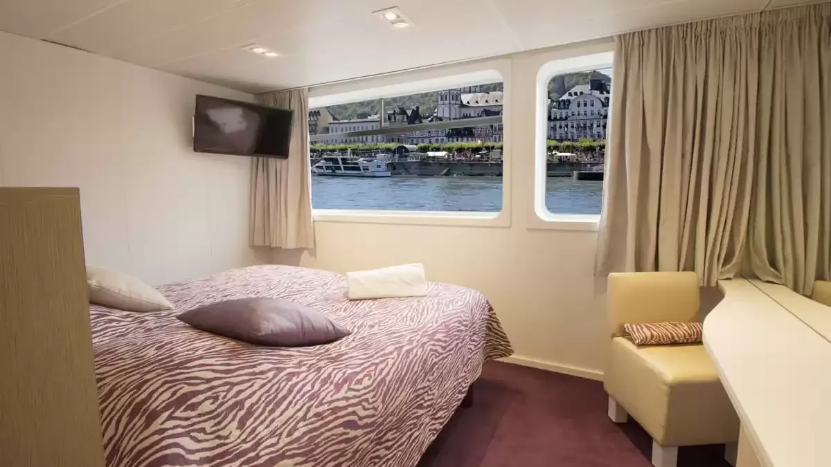 Une cabine à bord du MS Lafayette