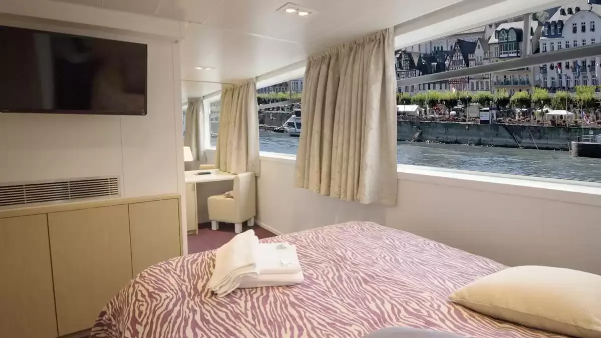 Une cabine à bord du MS Lafayette