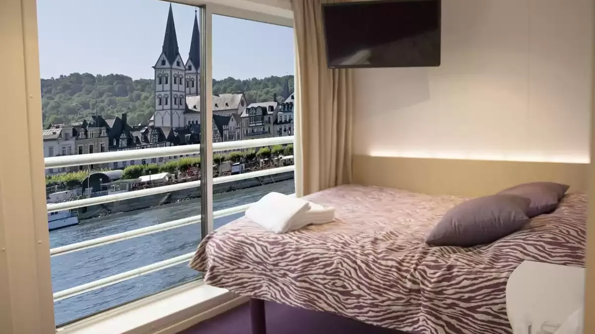 Une cabine à bord du MS Lafayette
