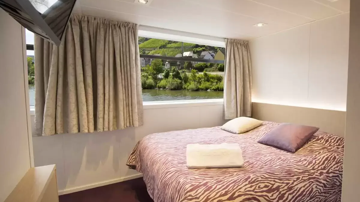 Une cabine à bord du MS Lafayette