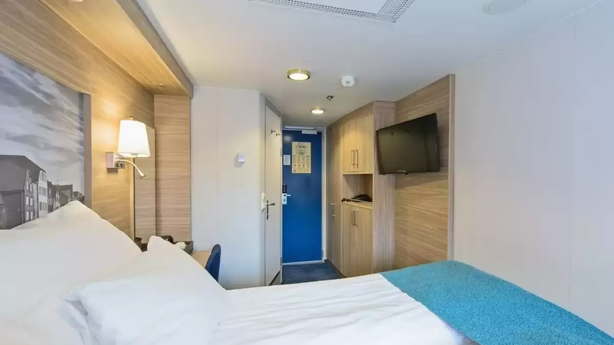 Une cabine à bord du MS Nordnorge