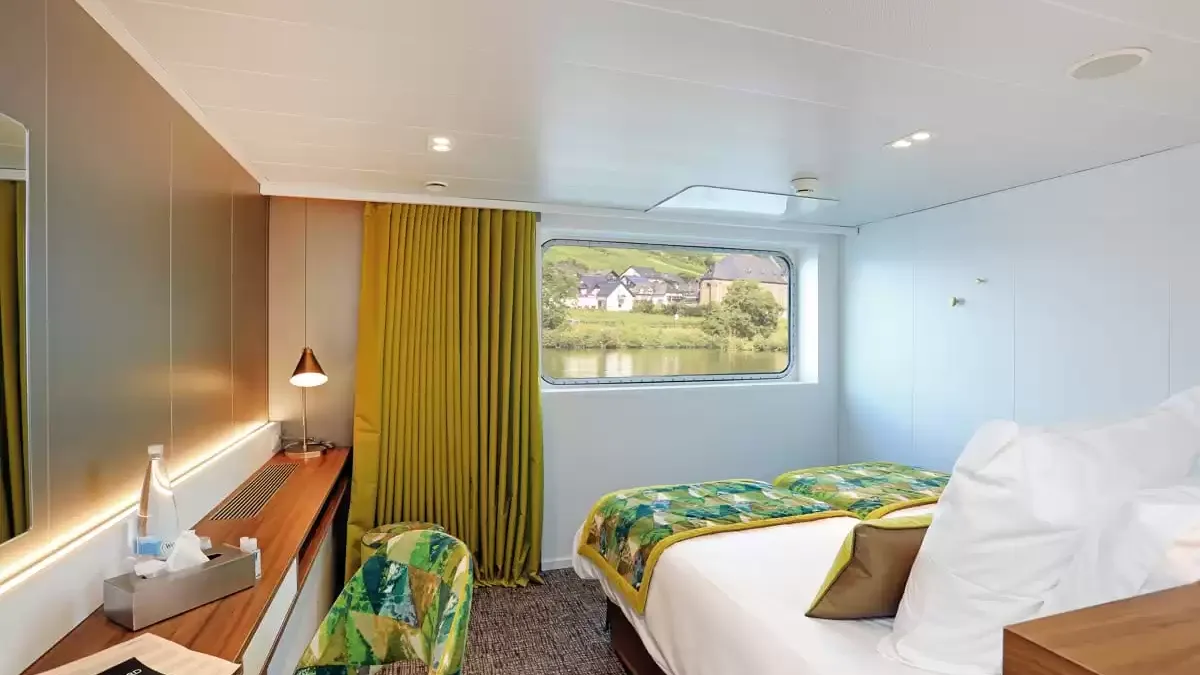Une cabine à bord du MS R.E. Waydelich L.J