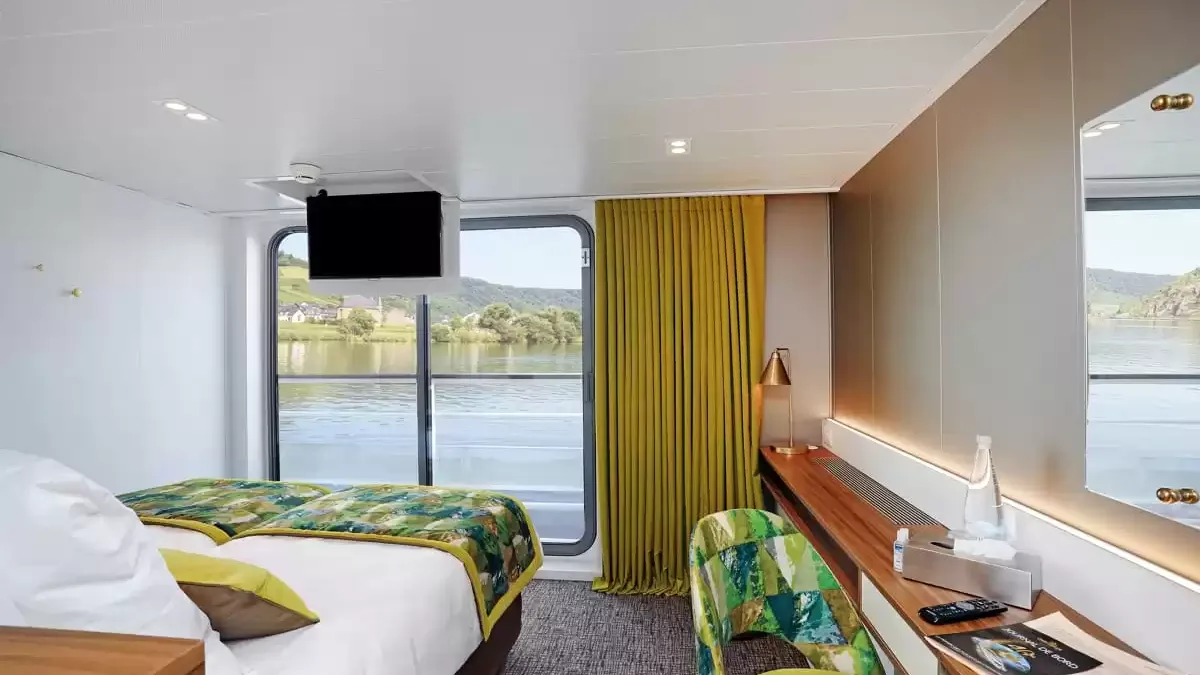 Une cabine à bord du MS R.E. Waydelich L.J
