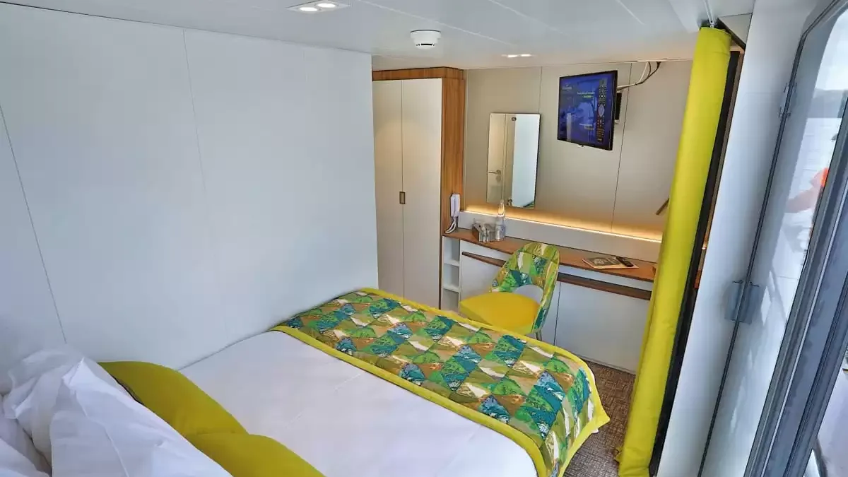Une cabine à bord du MS R.E. Waydelich L.J