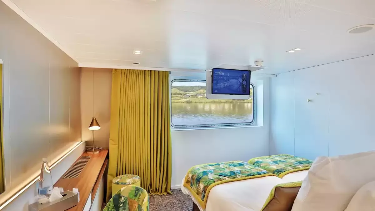 Une cabine à bord du MS R.E. Waydelich L.J