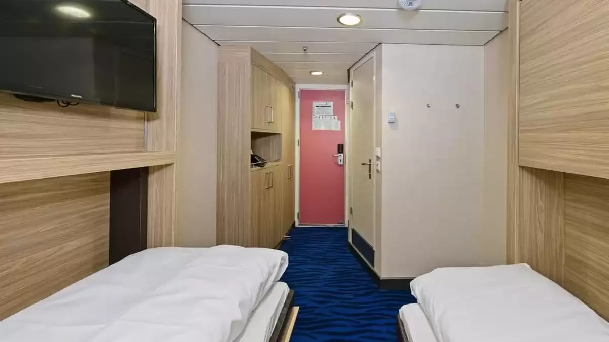 Une cabine à bord du MS Richard With