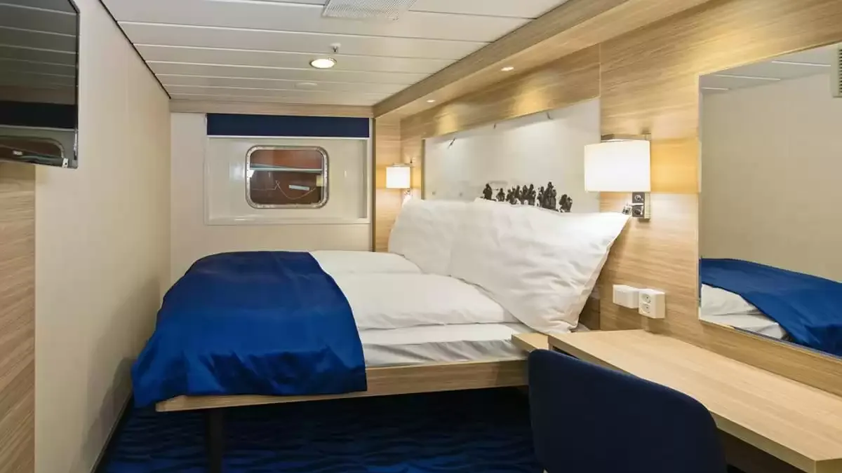 Une cabine à bord du MS Richard With