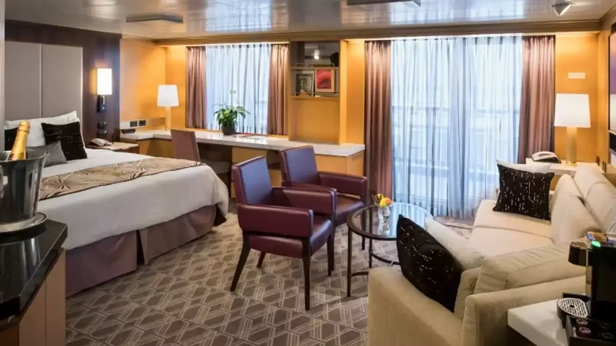 Une cabine à bord du MS Westerdam