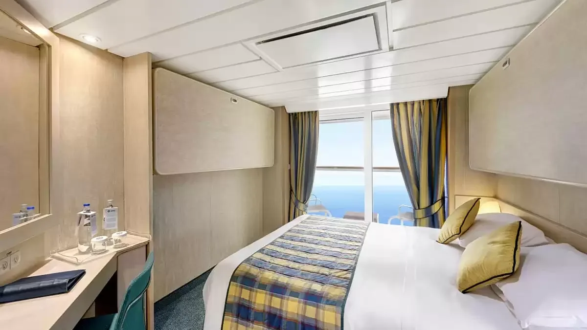 Une cabine à bord du MSC Armonia