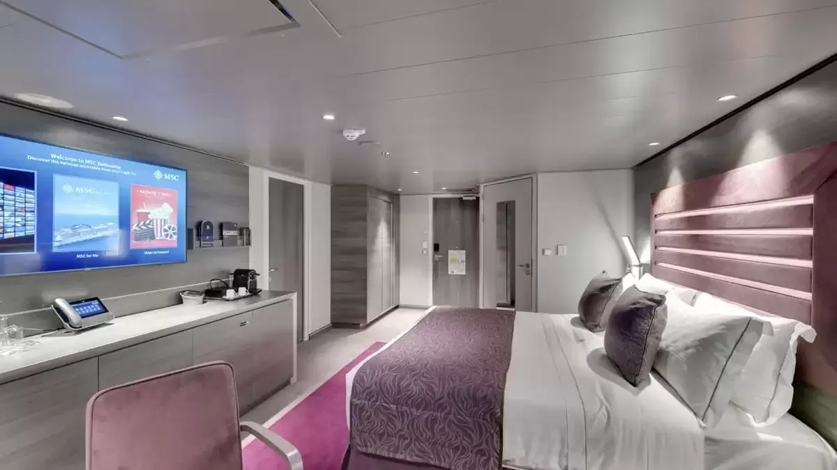 Une cabine à bord du MSC Bellissima