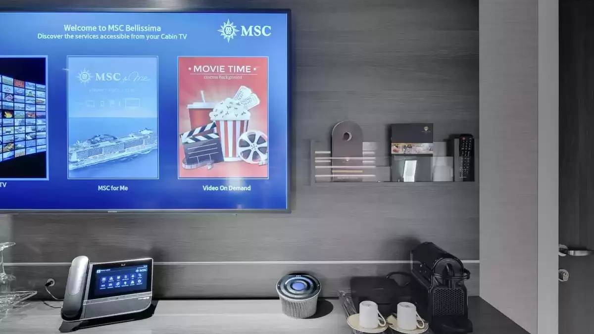 Une cabine à bord du MSC Bellissima