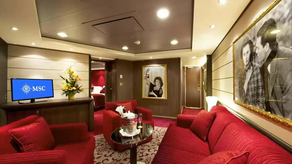 Une cabine à bord du MSC Divina