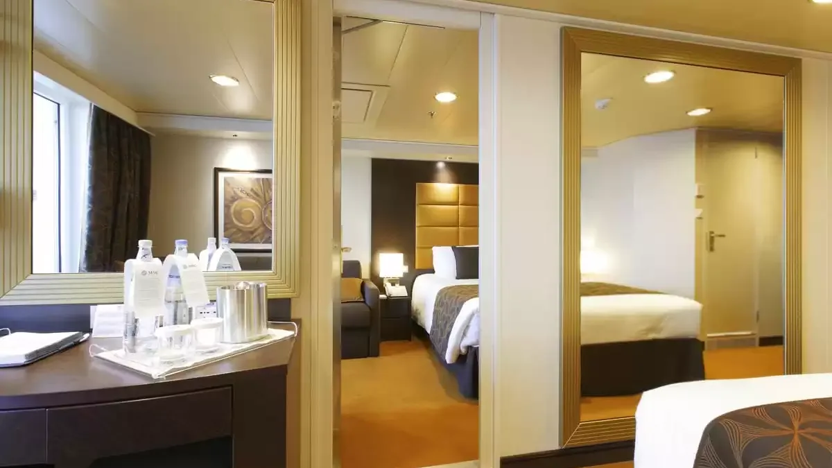 Une cabine à bord du MSC Divina