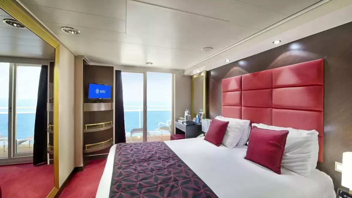 Une cabine à bord du MSC Divina