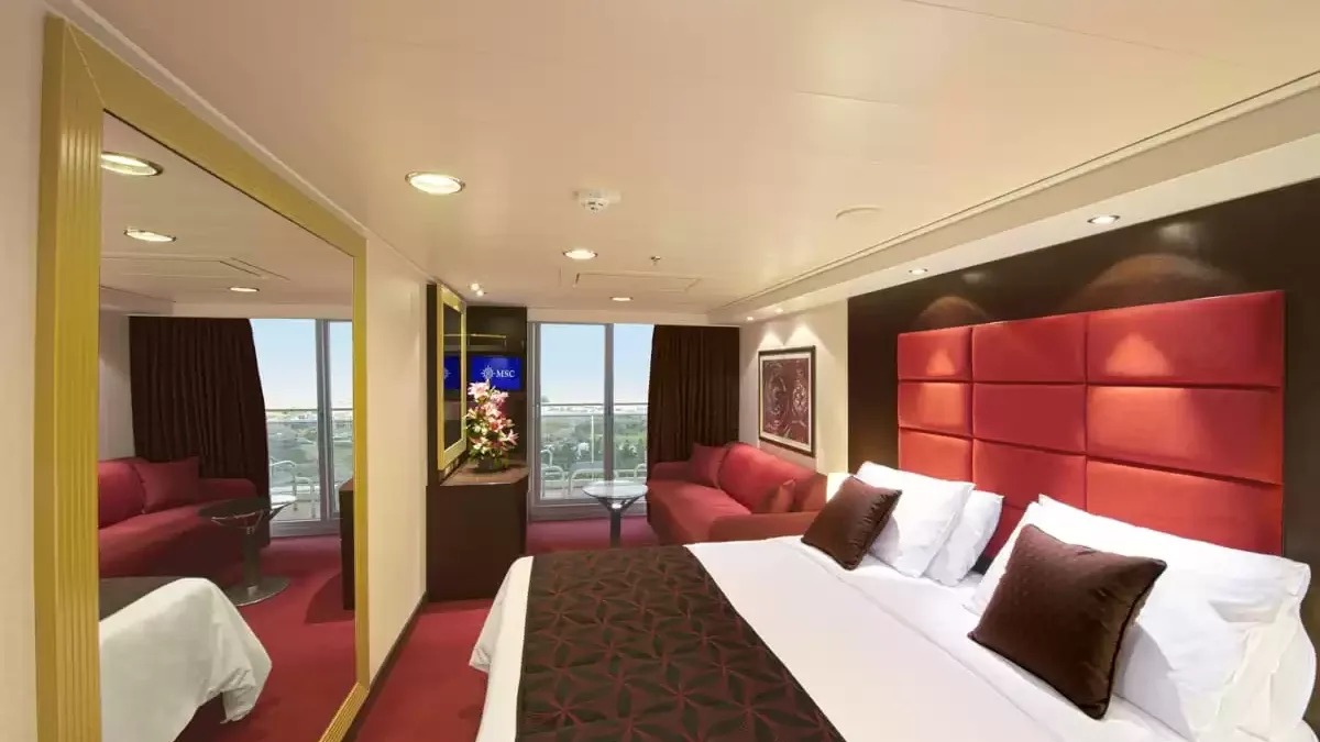 Une cabine à bord du MSC Divina